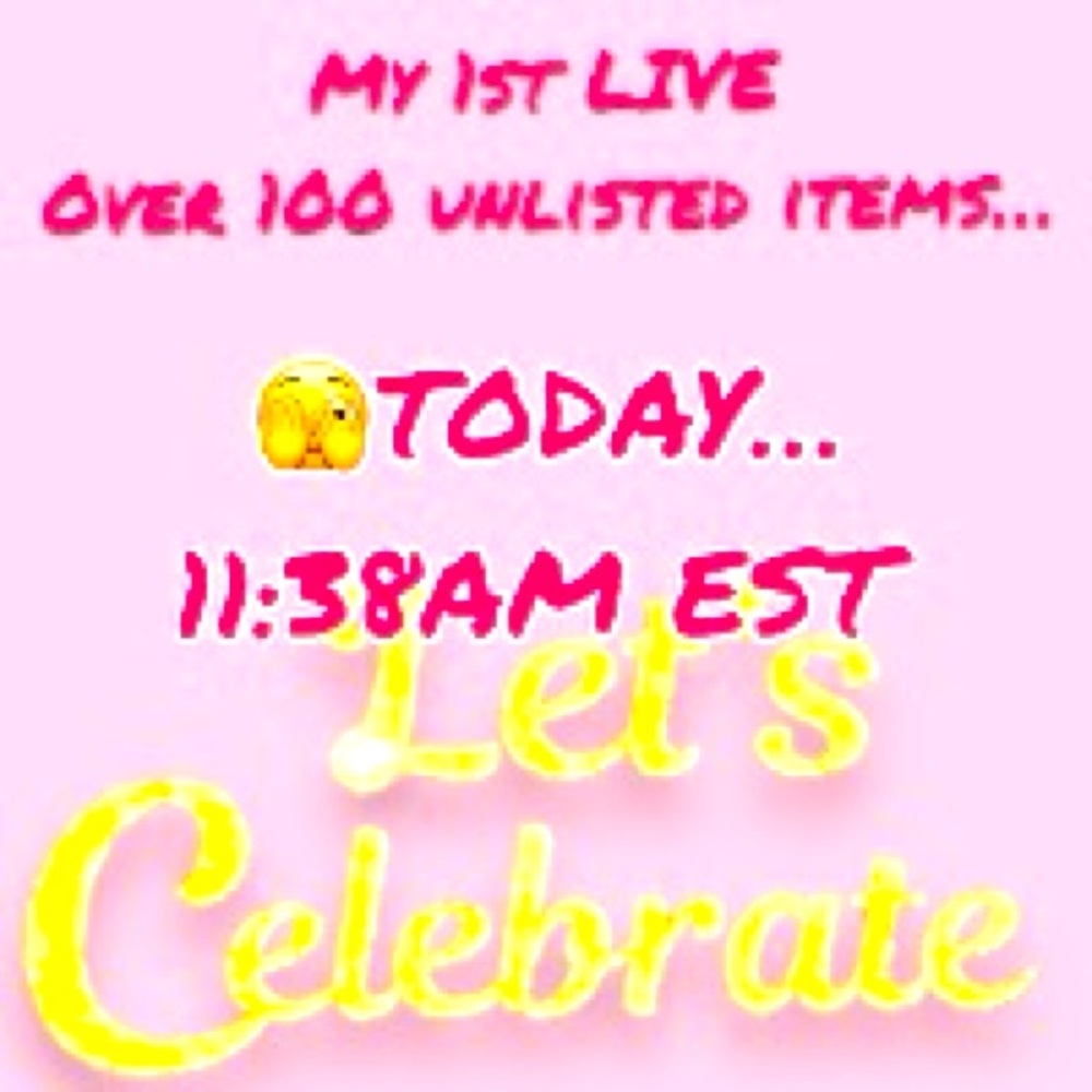 💖💕JOIN FOR MY 1st LIVE POSH SHOW💖
